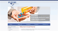 Desktop Screenshot of futurepharma-eg.com